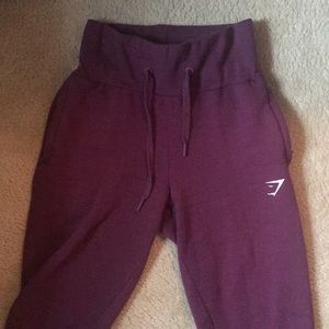 Gymshark high-waisted joggers.